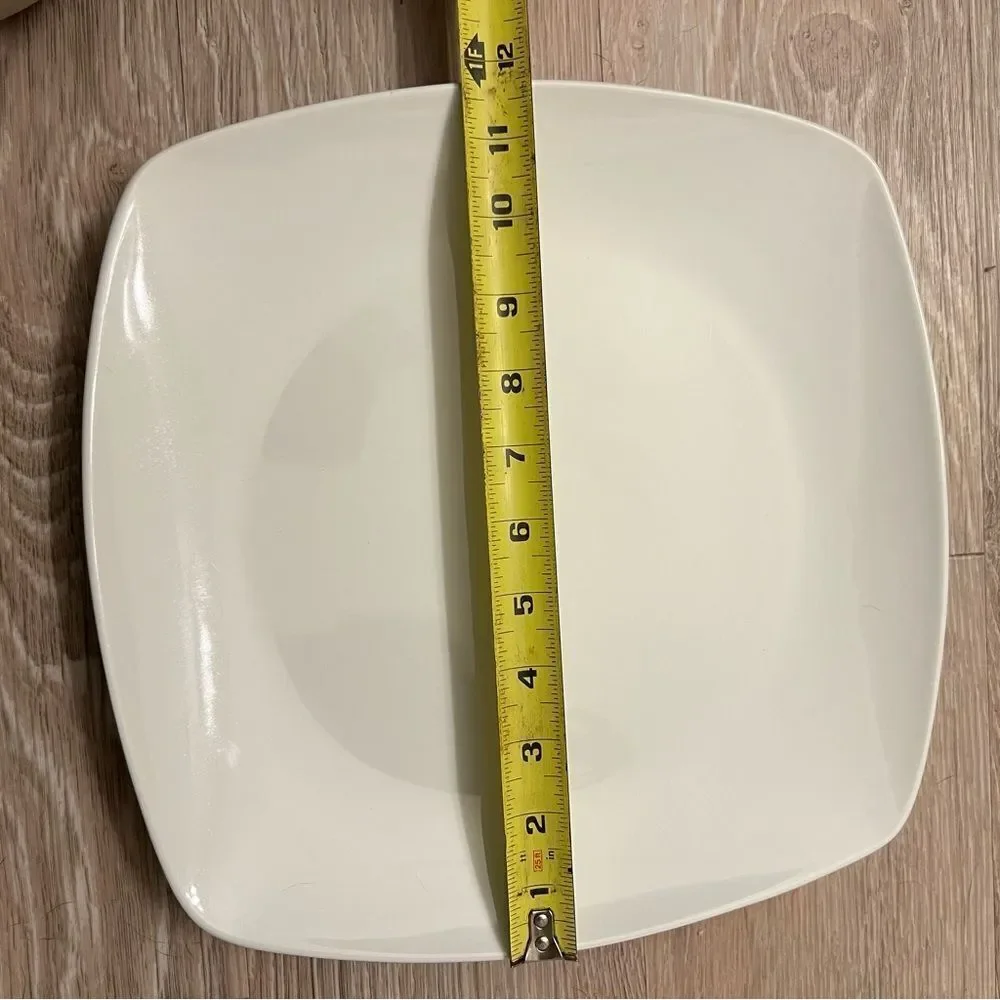 Fitz & Floyd Gourmet White Serving Tray Dish Platter large Serving piece NEW